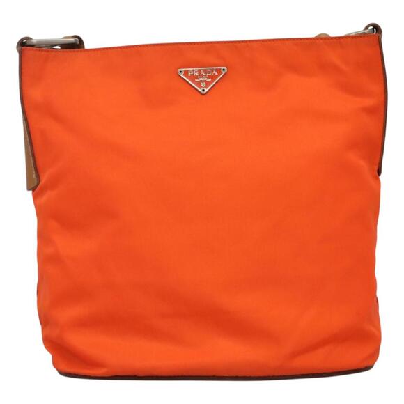 PRADA Shoulder Bag Nylon Orange - Picture 13 of 16